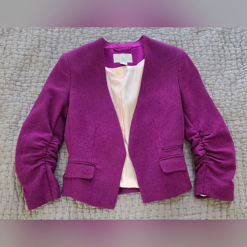 H&M Violet Recycled Wool Blazer
